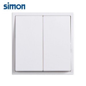 Bộ công tắc đôi 1 chiều Simon 701021