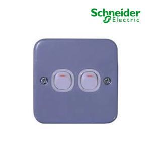 Bộ công tắc đôi 1 chiều Zencelo Schneider ESM32_1_2AR