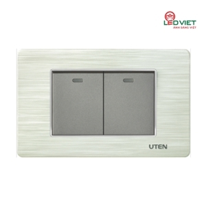 Bộ công tắc đôi 2 chiều cỡ M Uten V7.0-K12MS/PM3