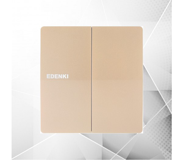 Bộ công tắc đôi 2 chiều Edenki EE-202-G