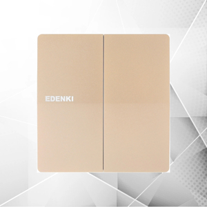Bộ công tắc đôi 2 chiều Edenki EE-202-G