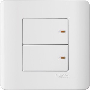 Bộ công tắc đôi 2 chiều Zencelo Schneider E8432_2_G19