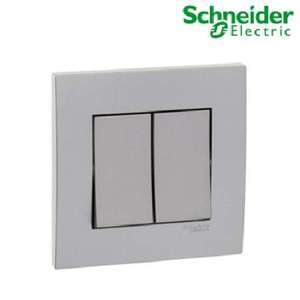 Bộ công tắc đôi 2 chiều Zencelo Schneider KB32_AS_G19