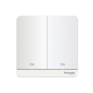 Bộ công tắc đôi 2 cực 20A Schneider E8332D20N_WE