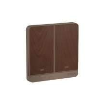 Bộ công tắc đôi 2 cực 20A Schneider E8332D20N_WD