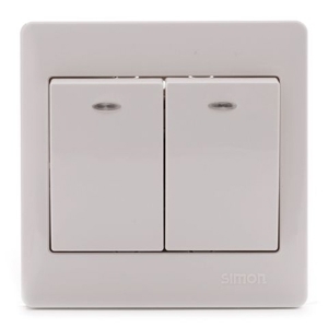 Bộ công tắc đôi hai chiều Simon 51022BD