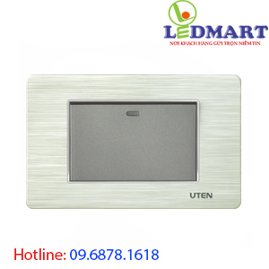 Bộ công tắc đơn 1 chiều cỡ L Uten V7.0-K11LS/PM3