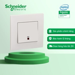Bộ công tắc đơn 2 chiều 2 cực Zencelo Schneider KB31D20NE_WE