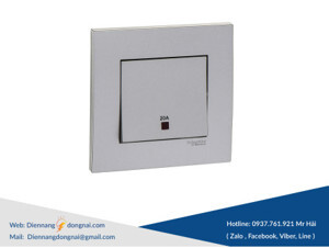 Bộ công tắc đơn 2 cực Zencelo Schneider KB31D20NE_AS