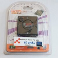 Bộ công tắc HDMI 3 ra 1  / 3 Port HDMI SWITCH (Nút bấm chuyển kênh)