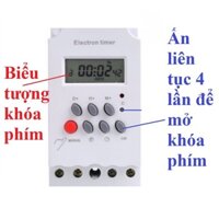 Bộ công tắc hẹn giờ thông minh 16 chương trình KG316T- II 25A 220V