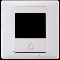 Bộ công tắc nút nhấn chuông có đèn báo "Không làm phiền" vuông Simon Series 50 56302A