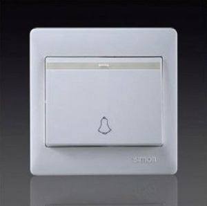 Bộ công tắc nút nhấn chuông Simon có dải phản quang 56301BTY