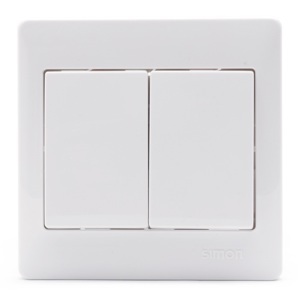 Bộ công tắc nút nhấn đôi Simon 51021BF