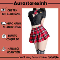 Bộ cosplay cảnh sát sexy quyến rũ cao cấp gợi cảm kèm tất mã 415