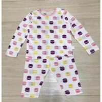 Bộ cotton giấy cho bé trai bé gái chất mềm hàng xuất Hàn-BD12