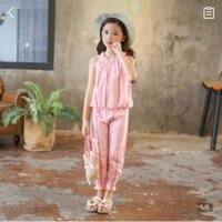 Bộ cotton lạnh bé gái (size to: 110_140)