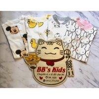 BỘ COTTON MỊN CHO BÉ