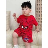 Bộ cotton Nhện đỏ bé trai