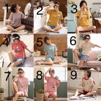 Bộ cotton nữ mùa hè hàng đẹp