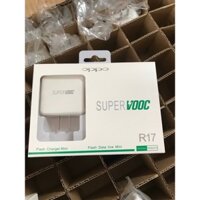 Bộ củ cáp sạc nhanh SUPER VOOC cáp Type C siêu tốc công nghệ mới 5A cho điện thoại Oppo R17-R17 Pro..