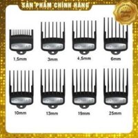 Bộ cữ gá thép 8 cái (1,5-25mm) cho tông đơ Magic, F22,F32,F35,F36,... và nhiều loại tông đơ khác