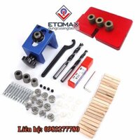 Bộ cữ khoan ốc cam chốt gỗ Full