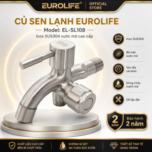 Bộ củ sen lạnh Inox SUS 304 Eurolife EL-SL108