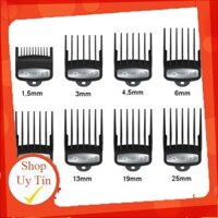 Bộ cữ tông đơ BARBER WAHL 8 chiếc gá thép đủ 1,5 & 4,5mm