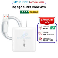 Bộ Củ và Dây Cáp Sạc Nhanh Oppo Vooc 65W 67W 80W Type C, Báo Sạc Nhanh Cho Các Dòng Oppo Reno Realme