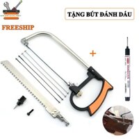 Bộ cưa đa năng cầm tay chuyên cưa gỗ, nhựa, thủy tinh, kim loại TẶNG KÈM BÚT ĐÁNH DẤU