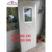 Bộ cửa đơn panel EPS cao cấp, chuyên dụng cho văn phòng, kho bãi, xưởng công nghiệp,...