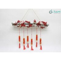 Bó củi khô trái đỏ treo tết T-BCTR-01 TTTM