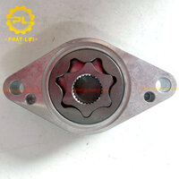 Bộ cụm bơm nhớt vỏ nhôm máy gặt Kubota