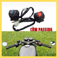 Bộ cùm công tắc có nháy pha Passing cho xe máy độ Classic Cafe Racer Sirius NVX Exciter Dream
