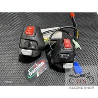 Bộ cùm công tắc MOD Nút Đỏ Trái Phải Hazard Passing FULL chức năng cho NVX NVX 135C NVX155 Ex135