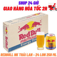 Bò Cụng Redbull Nhập Khẩu Thái Lan Thùng 24 Lon