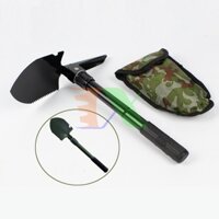 Bộ Cuốc Xẻng Làm Vườn Gấp Gọn, Xẻng Quân Dụng Đa Năng 47cm Tiện Lợi Cho Gia Đình