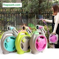 Bộ cuộn ống tưới AK-2589, Mz9810 Bộ khung lô cuốn dây tưới, Kèm dây + đầu phun, Khung lô cao cấp