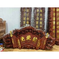 Bộ Cuốn Thư Câu Đối Gỗ MÍT KT197*87*4cm