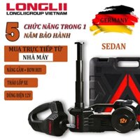 BỘ CỨU HỘ LỐP Ô TÔ ĐA NĂNG | CON ĐỘI ĐIỆN | BƠM HƠI Phiên Bản SEDAN | LLGVNJCBSD - CHO XE GẦM THẤP