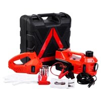 Bộ cứu hộ lốp xe 3-in-1 gồm kích nâng ô tô tích hợp bơm lốp và súng vặn ốc (Dùng điện 12V)
