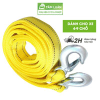 Bộ cứu hộ ô tô chịu tải 5 tấn dây dù kéo cho xe oto 4-9 chỗ, phụ kiện xe hơi Tâm Luân