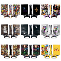 Bộ da 50 màu Sony Playstation 5 Console Skin và PS5 Controller Skin Set PS5 Skin Wrap Decal Sticker PS5 Disk Edition / Digital Edition Decal Kit