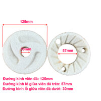 Bộ đá máy xay đậu nành đường kính 125mm