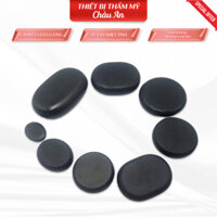 Bộ Đá Nóng 16 Viên Massage Body Giúp Đả Thông Kinh Lạc, Lưu Thông Khi Huyết Đá Tròn 8x8 Oval 6x8 Kẹp Chân 3x4.