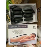 Bộ đá nóng massage 16 viên có hộp,