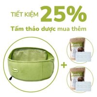 Bộ đai chườm nóng thảo dược giảm đau lưng bụng dùng điện - Hapaku - Bộ đai  2 tấm thảo dược