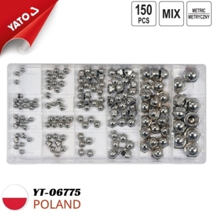 Bộ đai ốc không gỉ tổng hợp 150 chi tiết Yato YT-06775