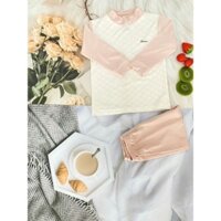 Bộ dài sợi tre cổ 3cm Avaler chính hãng bé trai,bé gái size 6m-4y